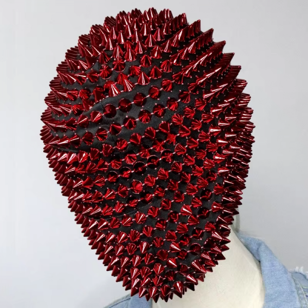 Cyberpunk spike full face mask