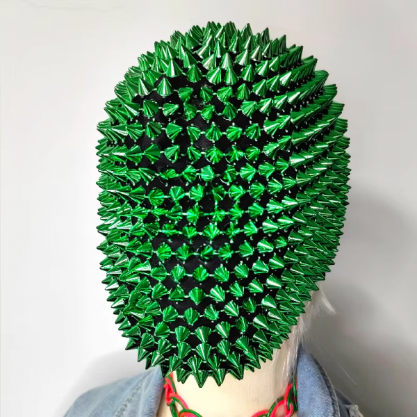 Cyberpunk spike full face mask