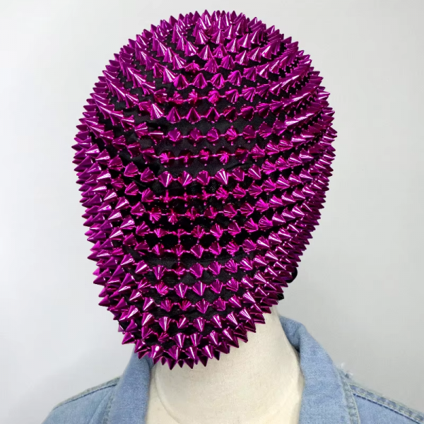 Cyberpunk spike full face mask