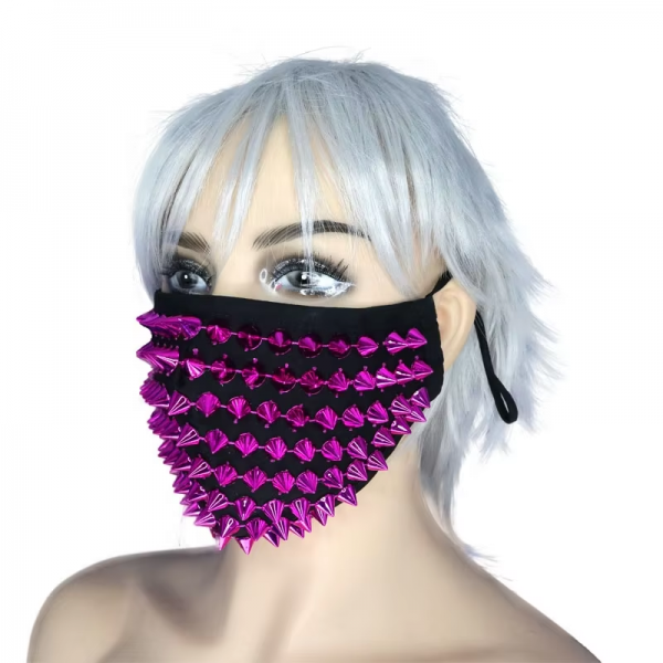 Spike half face mask