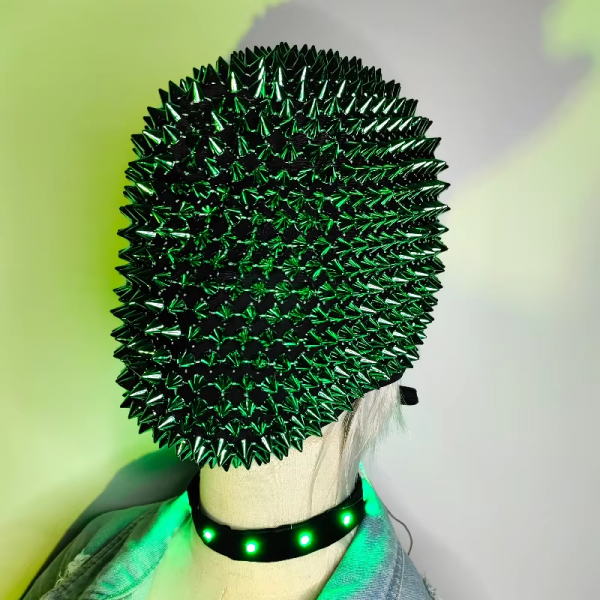 Cyberpunk spike full face mask