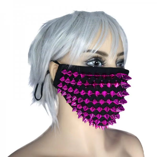 Spike half face mask