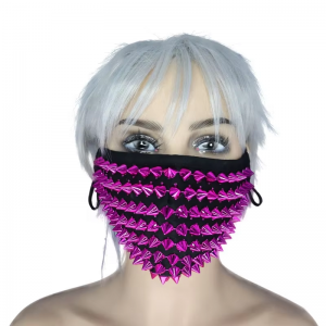 Spike half face mask