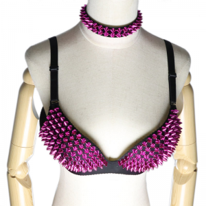 spike cyberpunk bra