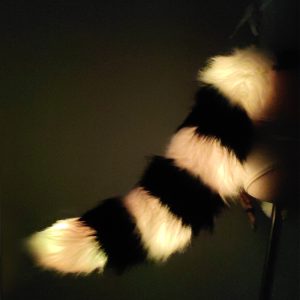 LED faux fur tail