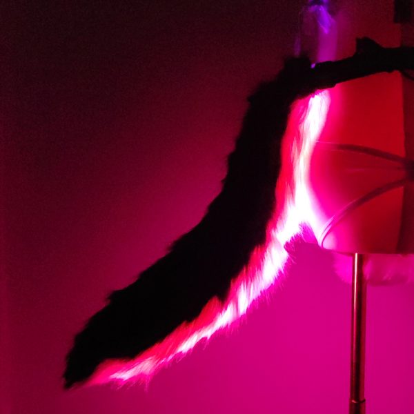 LED faux fur tail