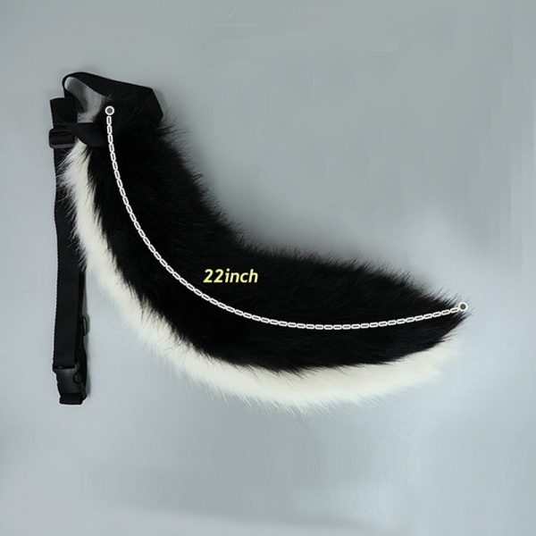 LED faux fur tail