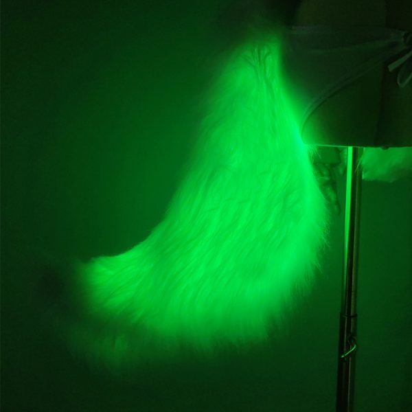 LED faux fur tail