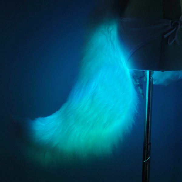 LED faux fur tail