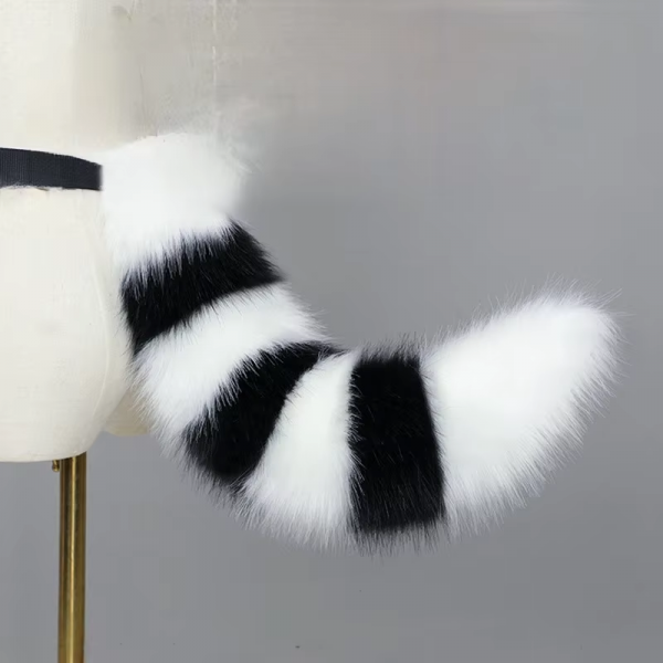 LED faux fur tail