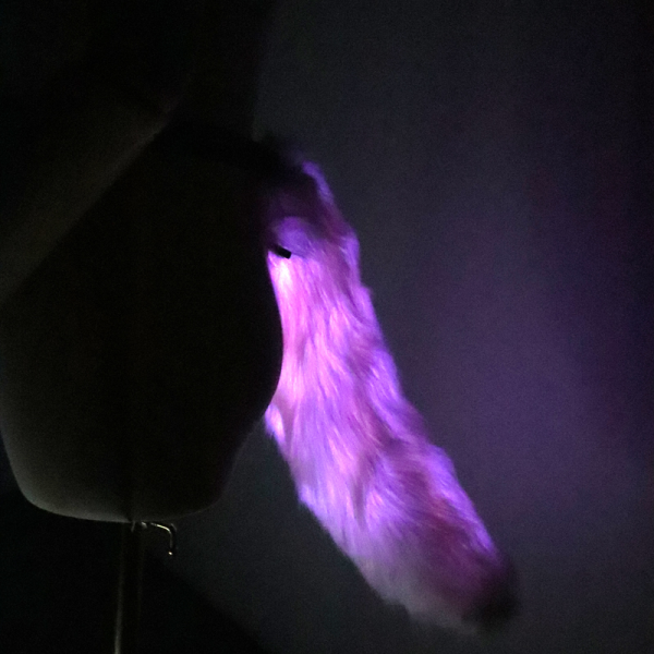 LED faux fur tail