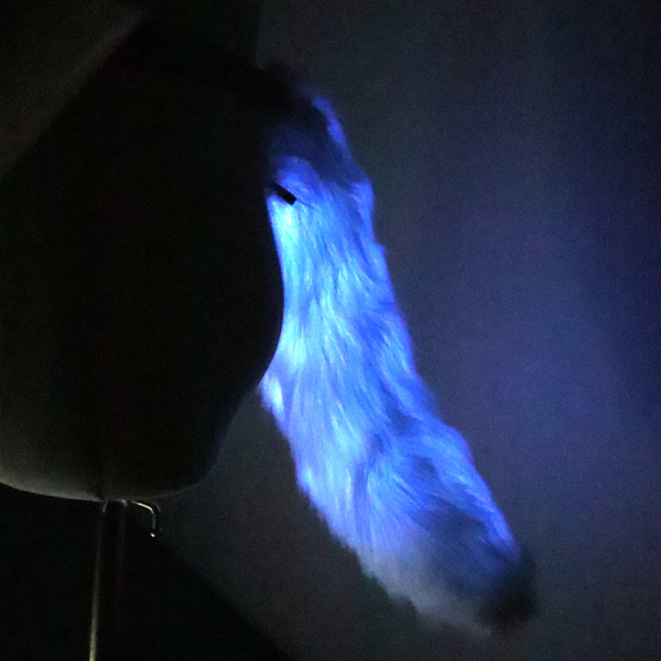 LED faux fur tail